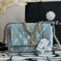 CHANEL Sequin Quilted Medium flap bag