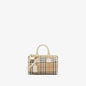 BURBERRY Mini Check Bowling Bag