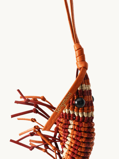 Bouncing Shrimp Charm