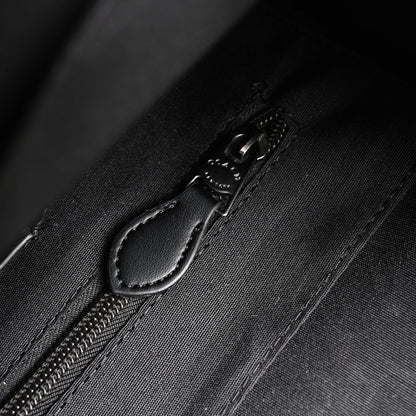 Coach Men’s Leather Backpack – Black Signature Canvas