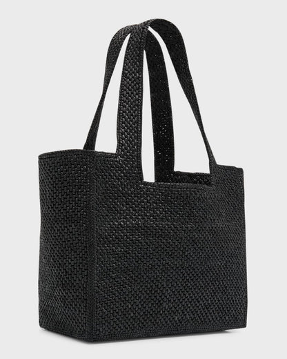 SAINT LAURENT Hobo YSL Shoulder Bag in Raffia